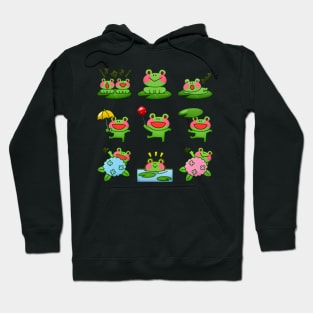 Halloween Frog Dancing Party Hoodie